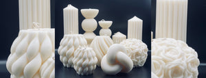 Bougies Piliers Sculptées